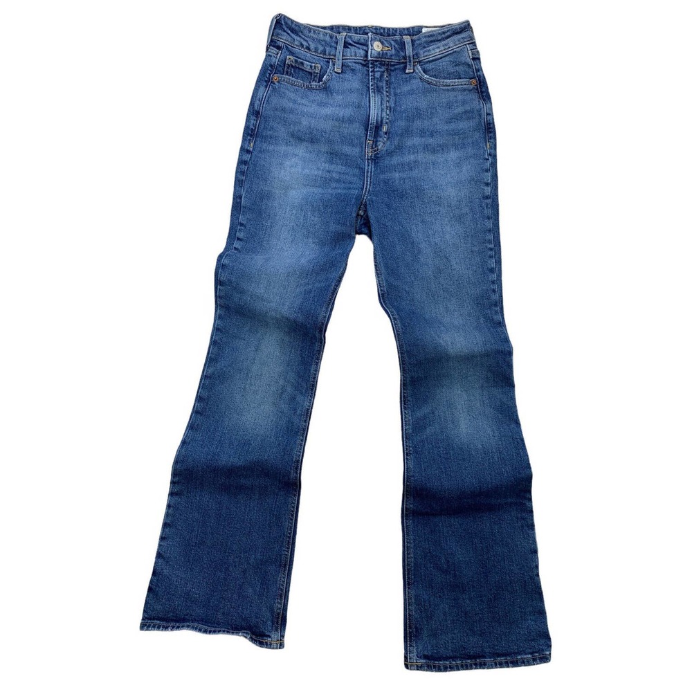 OLD NAVY Women Adult 4 Blue Denim EXTRA High Rise SLIM Fit Bootcut Jeans